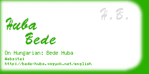 huba bede business card